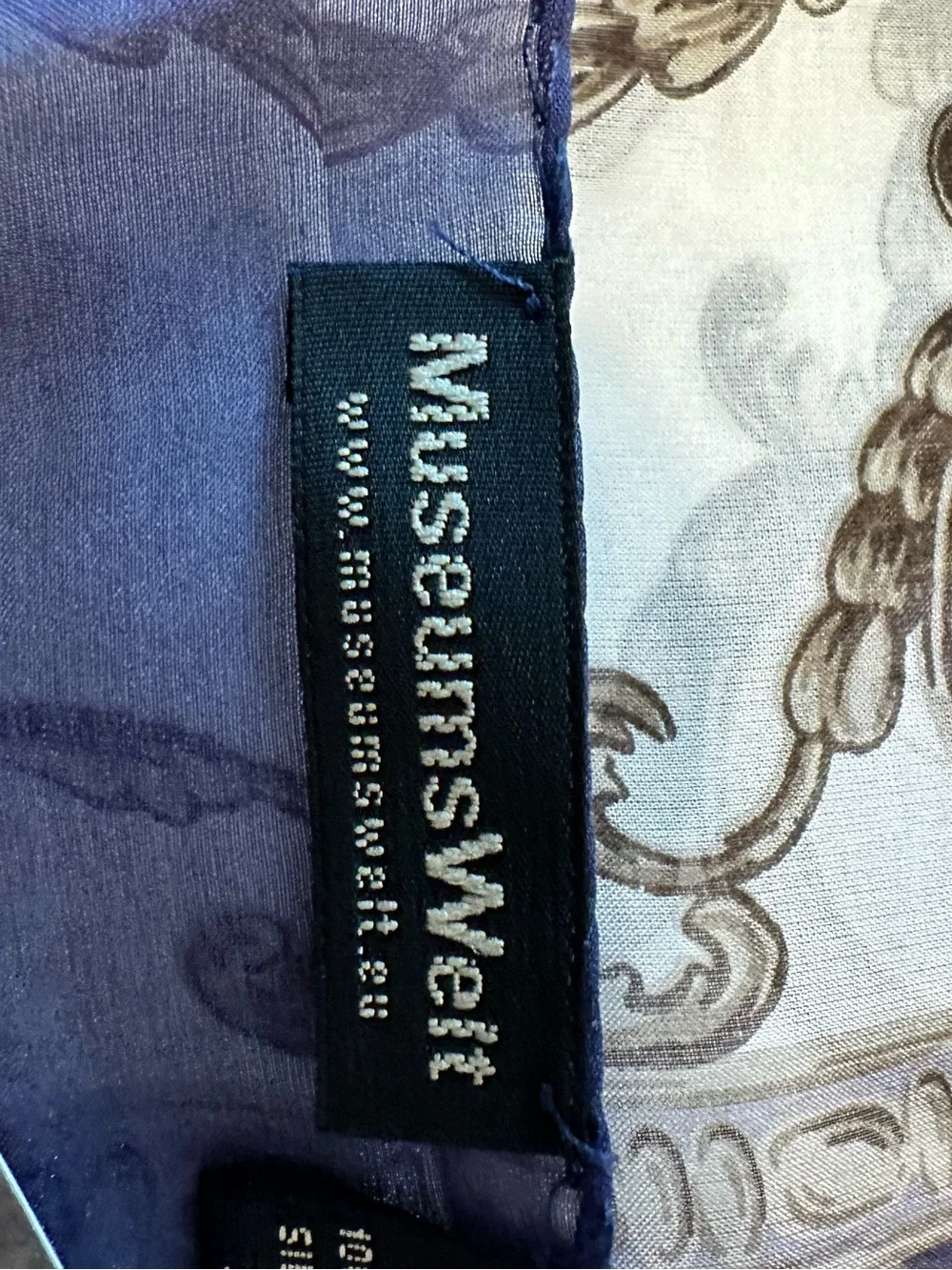 Vintage 100% silk scarf. NWT